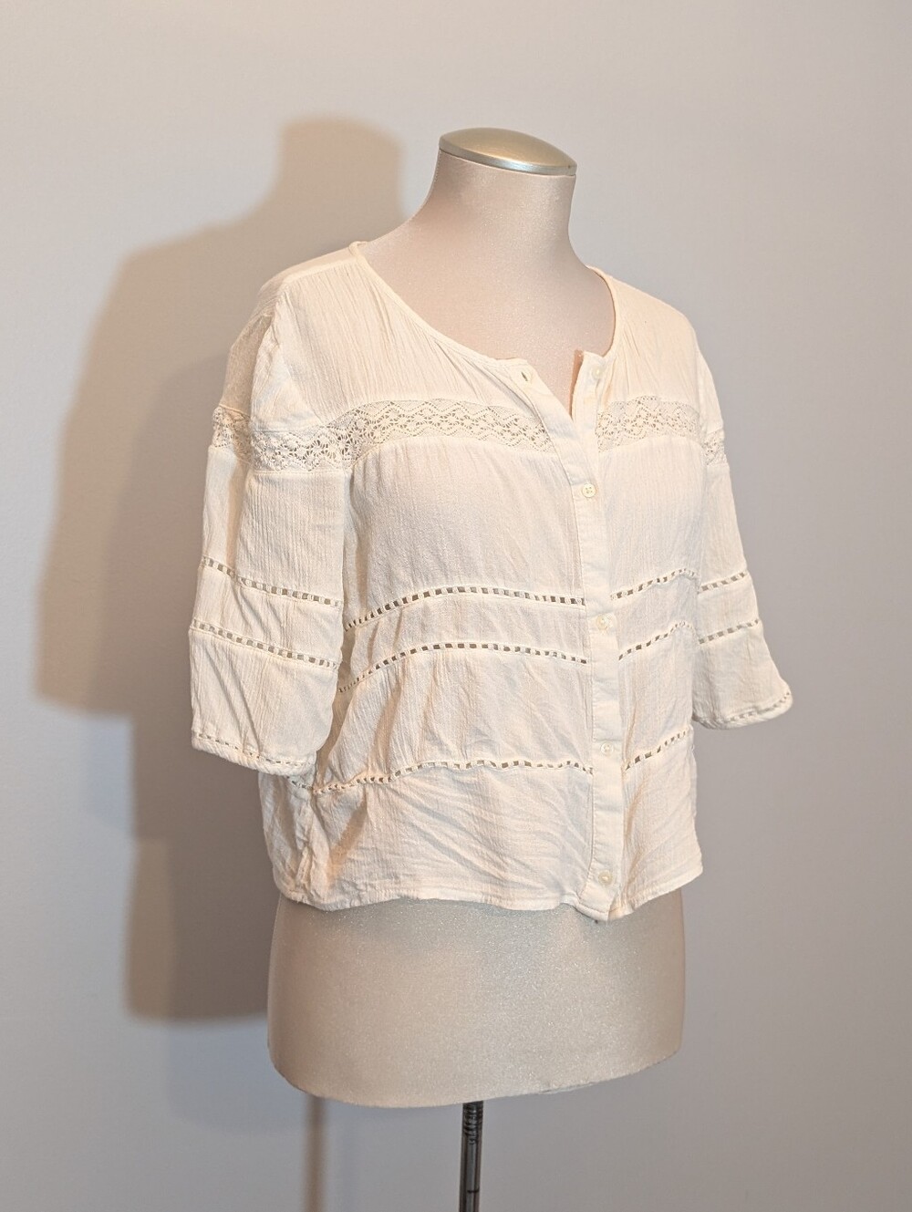 White Talula Aritzia Blouse